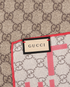 Gucci GG Love Scarf, &pound;210, Accessories, Beige/Red, Silk, Other view