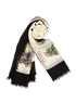 Gucci Floral Shawl, &pound;220, Accessories, Black/White, Wool, Other view