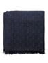 Gucci GG Jacquard Pattern Scarf, &pound;160, Accessories, Black/Grey, Silk/Wool, Front view