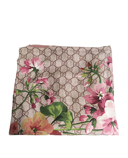 Gucci GG Blooms Print Scarf, front view