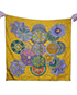 Hermes Les Domes Celeste 90x90 Scarf, front view