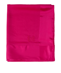 Hermes Wide Border Sheer Long Silk Scarf, Fuschia, MIF, 3*