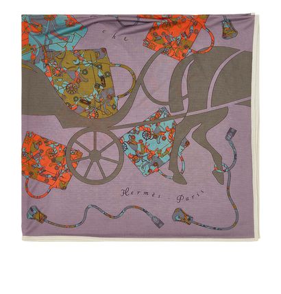 Hermes Kelly En Caleche Scarf, front view