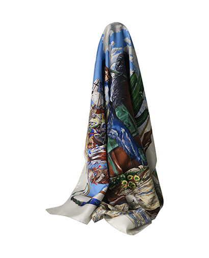 Hermes Pony Express Scarf, front view