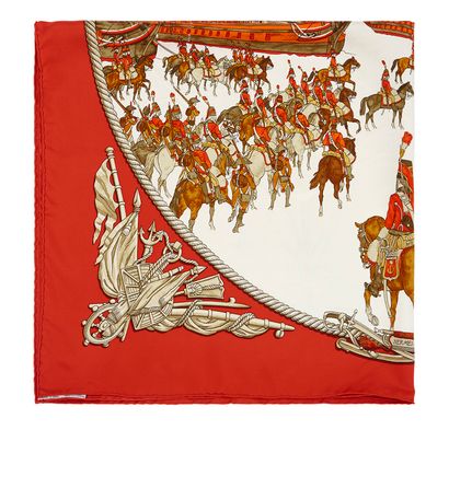 Hermes Marine et Cavalerie Scarf 90, &pound;150, Front view