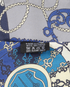 Hermes Key Twilly, &pound;80, Accessories, Blue/Grey/White, Silk, Other view