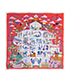 Hermes La Maison Des Carres Shawl 140, back view