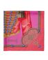 Hermès Brandebourgs 90x90 Carré Scarf, &pound;220, Accessories, Pink, Silk, Front view