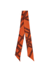 Hermès Ribbon Print Twilly, back view
