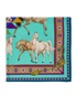 Hermès Les Chevaux Qataris Shawl, front view
