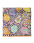 Hermes L'Arbre De Vie Pocket Square, front view