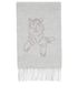 Hermès Tigre Royal Brode Muffler, &pound;295, Accessories, Grey, Cashmere, Front view