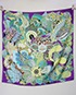 Hermes Fleurs D'indiennes Scarf 90x90, back view