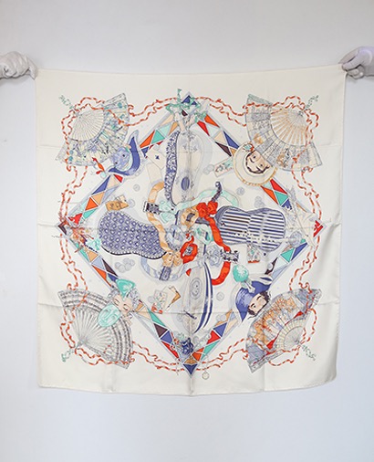 Hermes Sandia Laroche Scarf 90x90cm, front view