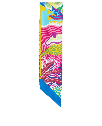 Hermes Fish Print Twilly, front view