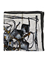Hermes Brides Rebelles Scarf, front view