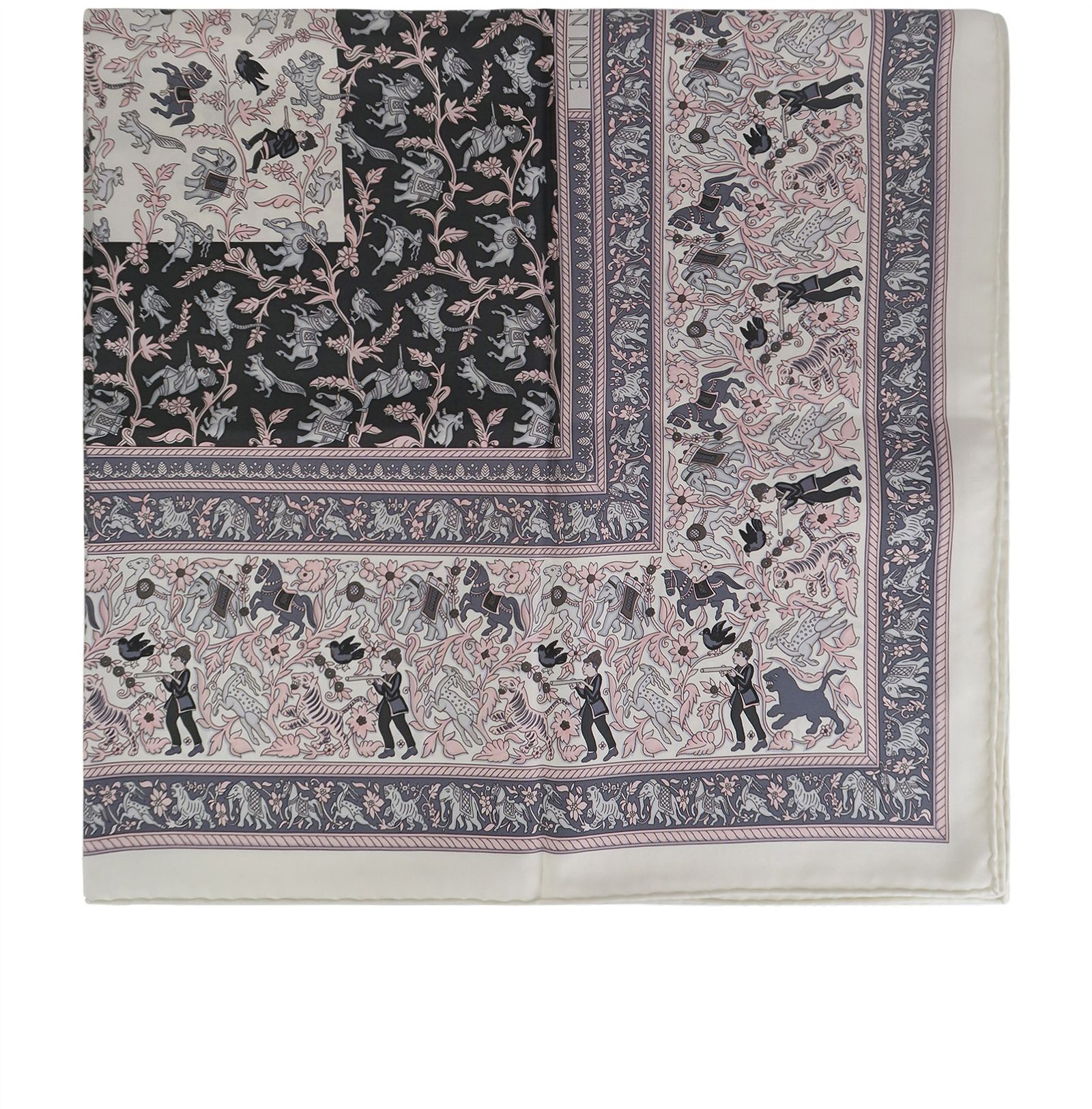 Pre-loved Hermès Chasse En Inde Scarf - £170