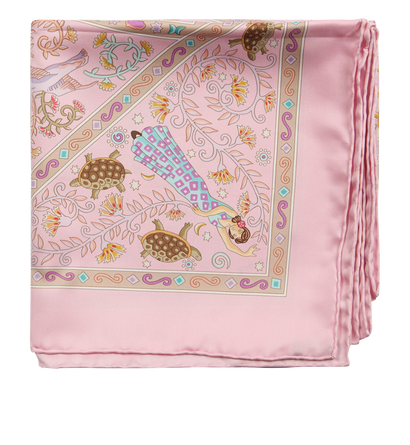 Hermes Peuple du Vent Scarf, front view