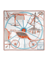 Hermes Projet Vouture 90 Scarf, back view