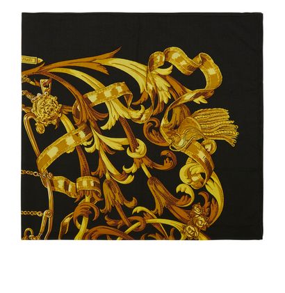 Hermes 140x140 Le Mors 'A La Conetable' Scarf, front view