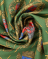 Hermes Les Armes De Paris Pocket Square 45, &pound;110, Accessories, Green/Red, Silk, Other view