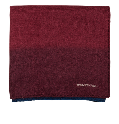 Hermes Scarf, &pound;175, Accessories, Burgundy/Cream, Cashmere, Front view