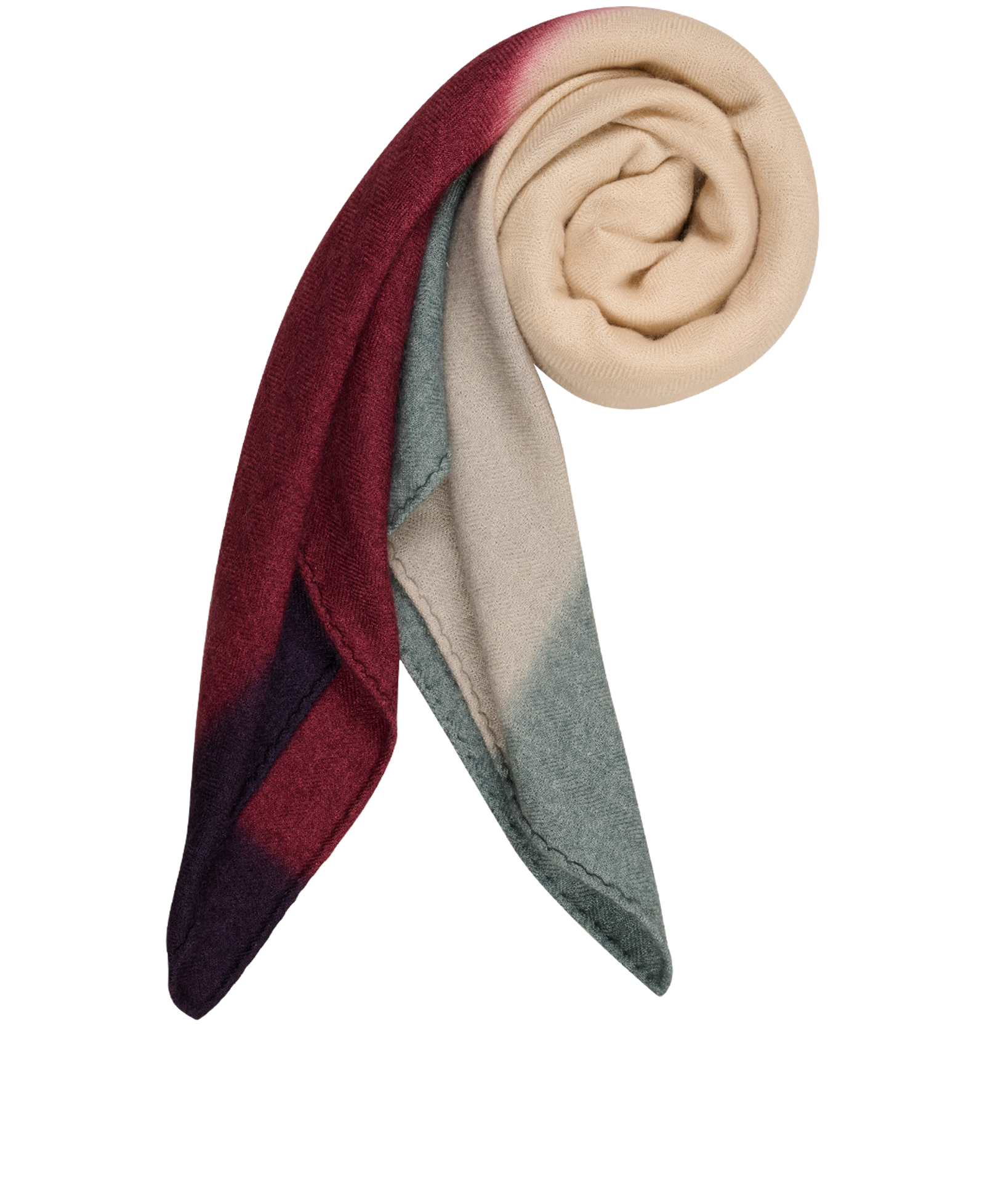 Hermes Scarf, &pound;175, Accessories, Burgundy/Cream, Cashmere, Other view