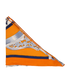 Hermes Etriers Remix Triangle Scarf, &pound;275, Accessories, Blue/Cream/Orange, Cashmere, Front view