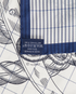 Hermes Della Cavalleria Carre 90, &pound;320, Accessories, Navy/White, Silk, Other view