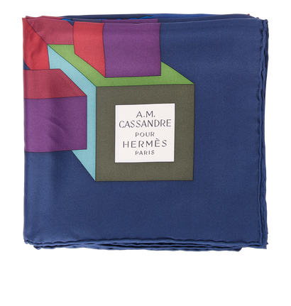 Hermes A.M. Cassandre Carre 90, front view