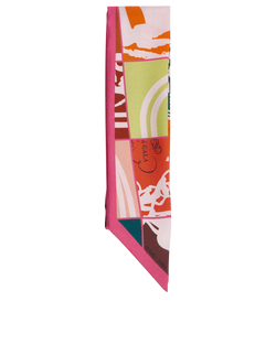 Hermes Brides De Gala Twilly, Silk, Pink, 3*