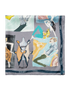 Hermes Jaime Mon Carre Scarf, front view