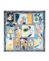 Hermes Jaime Mon Carre Scarf, back view