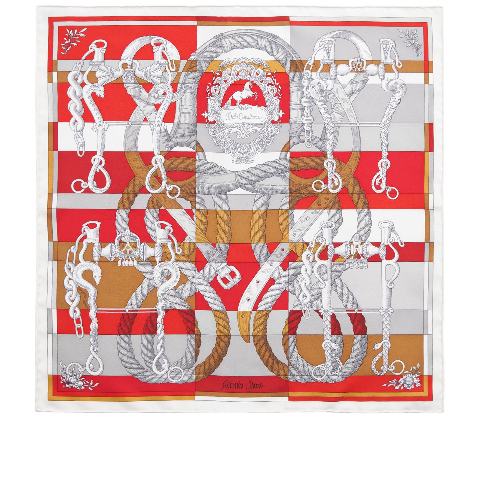 Hermès Della Cavalleria Gavroche Twill, Scarves - Designer