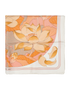 Hermes Fleurs De Lotus Scarf 90, front view