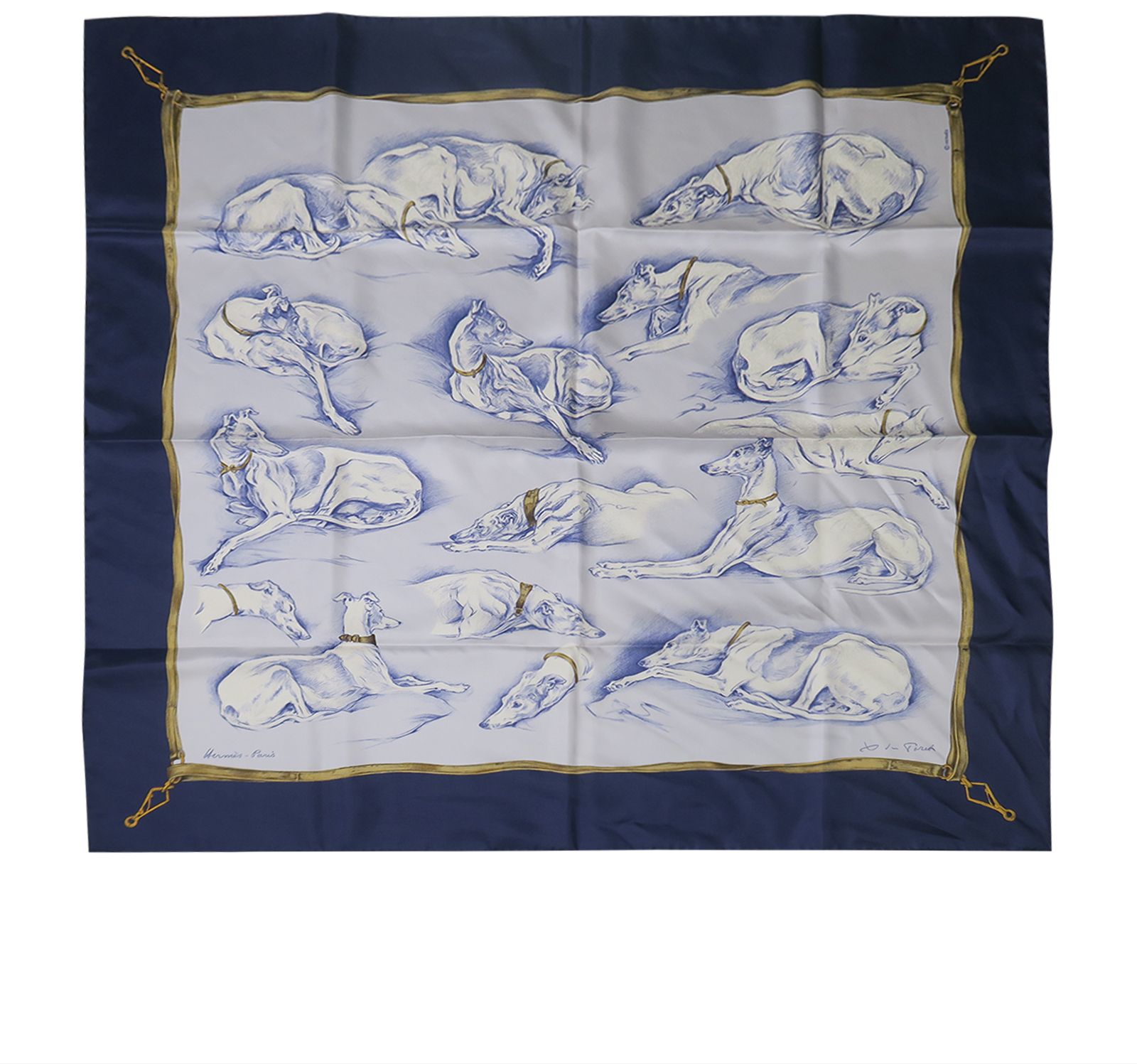 Hermes Levriers Scarf, &pound;250, Other view