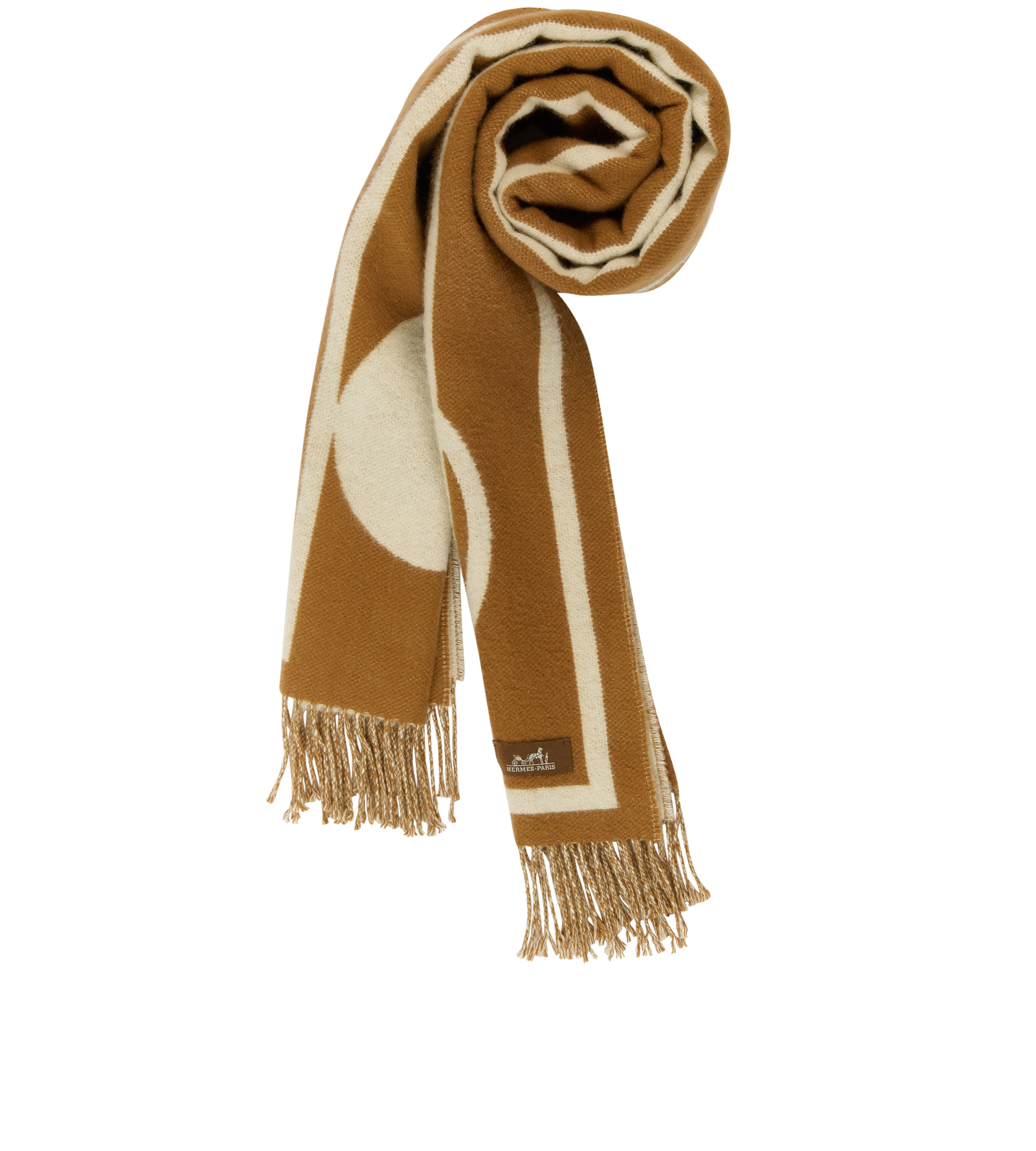 Hermes Face Muffler, &pound;495, Accessories, Beige/Cream, Cashmere, Other view