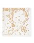 Hermès Cheval Fusion Scarf, &pound;140, Accessories, Gold/White, Silk, Front view