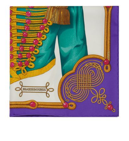 Hermès Brandebourgs Handkerchief, front view