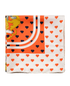 Hermes Brides De Gala Hearts Scarf, front view