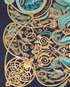Hermes La Charmante Aux Animaux Pocket Square, other view