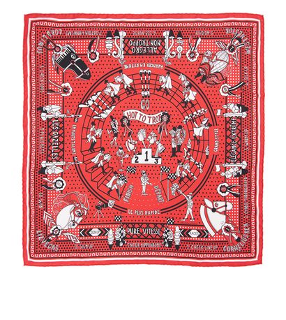 Hermes Hot To Trot Scarf, front view