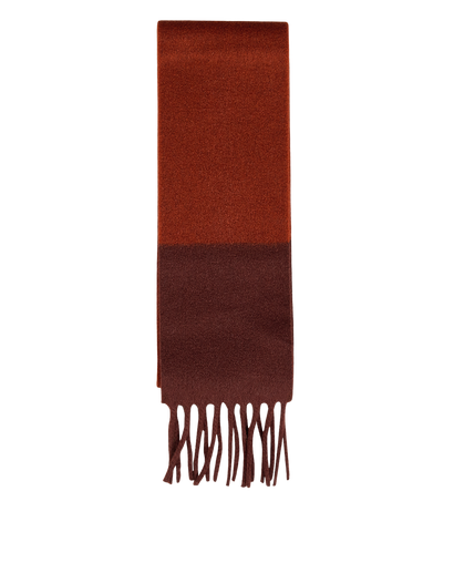 Hermes Skinny Scarf, &pound;220, Accessories, Brown, Cashmere, Front view