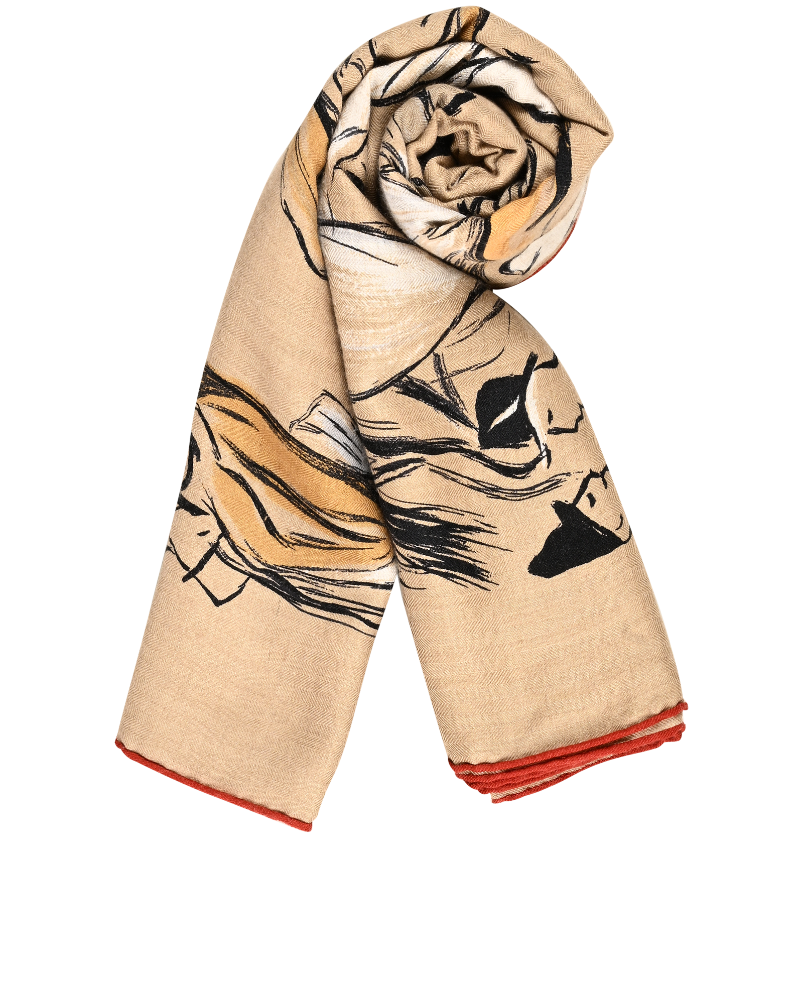 Hermes Paddock Shawl 140, &pound;480, Accessories, Beige, Cashmere/Silk, Other view