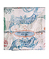 Hermes Della Cavalleria Favolosa Scarf, &pound;250, Accessories, Blue/White, Silk, Front view