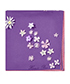 Hermes Flower Power 90 Scarf, front view