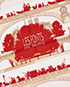Hermes Les Points De Paris 90 Scarf, other view