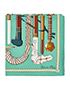 Hermes Les Cannes 90 Scarf, front view