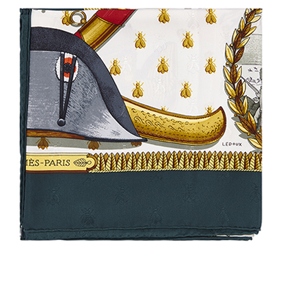 Hermes Napoleon 90 Scarf, front view