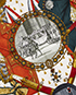 Hermes Napoleon 90 Scarf, other view